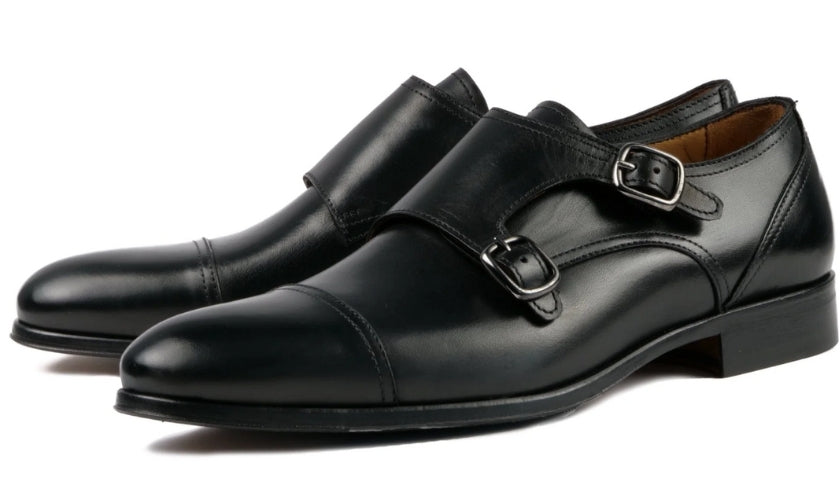 Monk Strap Black - 100002