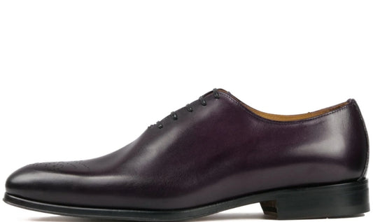 Wholecut Brogue Aubergine - 100017