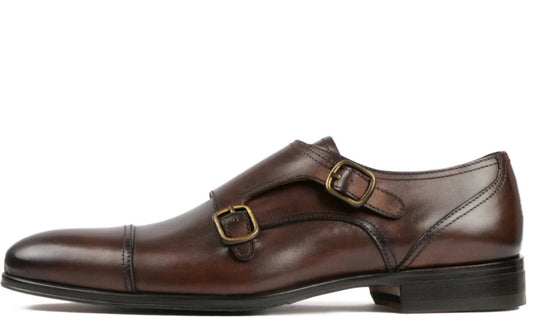 Monk Strap Brown - 100001