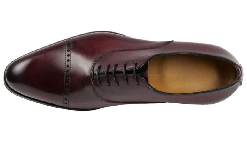 Cap Toe Oxford Oxblood - 100015